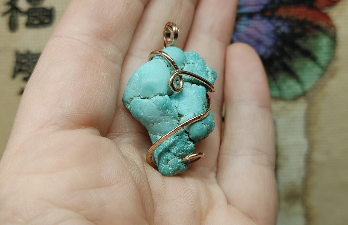 Raw cheapest 37*30 mm turquoise green Amazonite pendant in cotton cord, Raw amazonite, Natural gemstone, GIFT, Handcrafted amazonite pendant