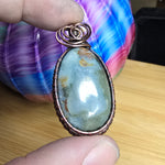 Graveyard Point Agate in Copper Pendant