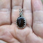 Dazzling Lightning Boulder Opal Pendant in Sterling Silver