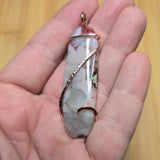 Parallax Agate Pendant in Sterling Silver