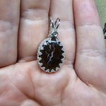 Dazzling Lightning Boulder Opal Pendant in Sterling Silver