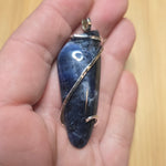 Royal Blue Sodalite Pendant in Sterling Silver