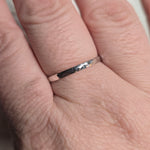 Hammered Sterling Silver Comfort Band Ring