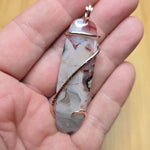 Parallax Agate Pendant in Sterling Silver