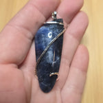 Royal Blue Sodalite Pendant in Sterling Silver