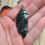 Blue Mountain Jasper Pendant Sterling Silver