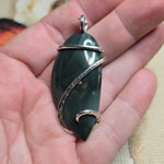 Blue Mountain Jasper Pendant Sterling Silver