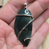 Blue Mountain Jasper Pendant Sterling Silver