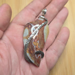 Gemfield Wonderstone Jasper Abstract Pendant in Sterling Silver