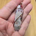 Parallax Agate Pendant in Sterling Silver