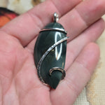 Blue Mountain Jasper Pendant Sterling Silver