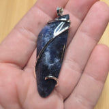 Royal Blue Sodalite Pendant in Sterling Silver