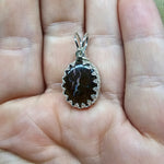 Dazzling Lightning Boulder Opal Pendant in Sterling Silver