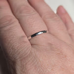 Hammered Sterling Silver Comfort Band Ring