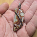 Gemfield Wonderstone Jasper Pendant in Sterling Silver