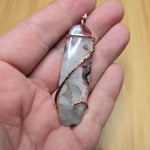 Parallax Agate Pendant in Sterling Silver