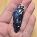 Royal Blue Sodalite Pendant in Sterling Silver