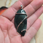 Blue Mountain Jasper Pendant Sterling Silver