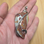 Gemfield Wonderstone Jasper Abstract Pendant in Sterling Silver