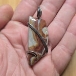 Gemfield Wonderstone Jasper Pendant in Sterling Silver