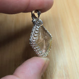 Oregon Sunstone Crystal Pendant in Sterling Silver