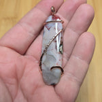 Parallax Agate Pendant in Sterling Silver