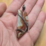 Gemfield Wonderstone Jasper Pendant in Sterling Silver