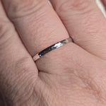 Hammered Sterling Silver Comfort Band Ring