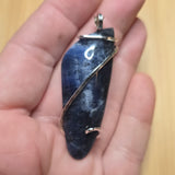 Royal Blue Sodalite Pendant in Sterling Silver