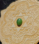 Chatoyant Green Nephrite Jade Cabochon 12x10mm Oval AAA Grade